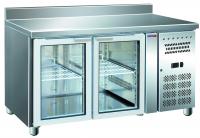 Стол холодильный COOLEQ GN2200TNG бортик стеклянная дверь