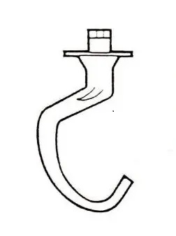 Крюк для миксера SINMAG SM 401 (нерж.)