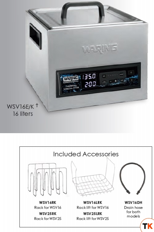 Термостат ванна WARING WSV16E