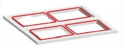 Матрица TURBOVAC TPS XL MAP под лоток 164X132