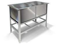 Ванна моечная сварная Kayman ВМ-412/430