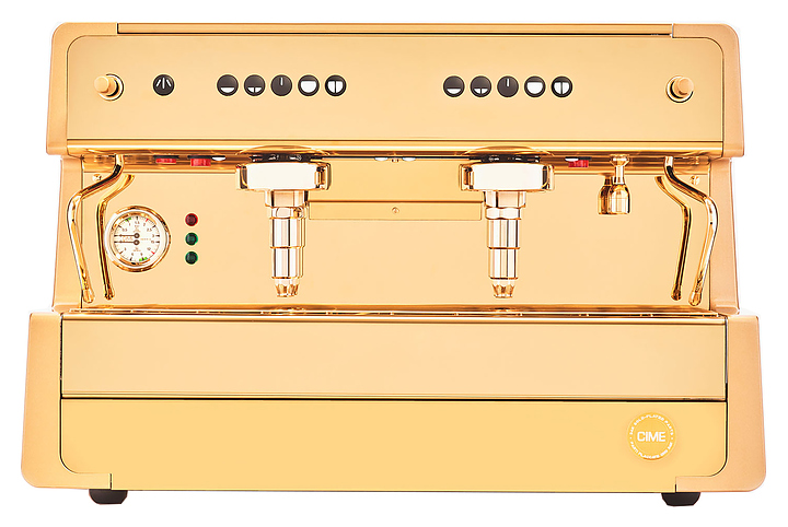 Кофемашина рожковая CIME CO-05 A 2gr золотая
