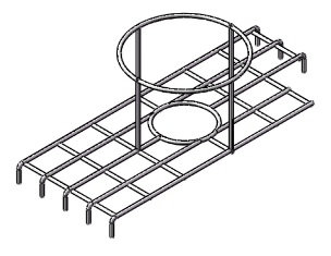 Подставка для дозатора теста Hurakan HKN-DD03-H