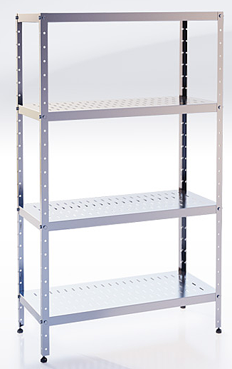 Стеллаж кухонный Cryspi СК Э (L=1200, S=400, H=1800, 4П)