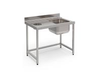 Стол Vortmax для ПМ Vortmax, Eksi, Fagor (1200х770х870) входной, левый