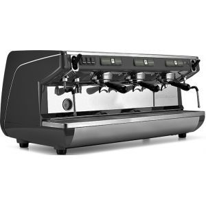 Кофемашина NUOVA SIMONELLI APPIA LIFE 3GR S/ черный+экономайзер+высокая группа 1ф