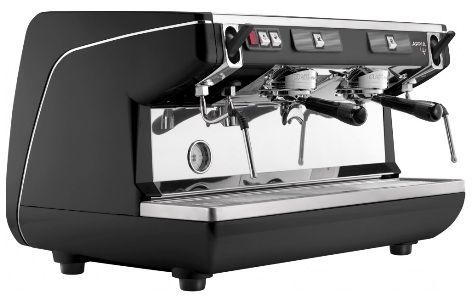 Кофемашина NUOVA SIMONELLI APPIA LIFE 2GR S/ черный+экономайзер+высокая группа 1ф