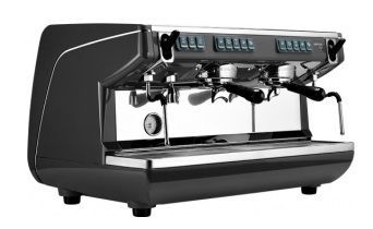 Кофемашина NUOVA SIMONELLI APPIA LIFE 2GR V/ черный+экономайзер+высокая группа 1ф