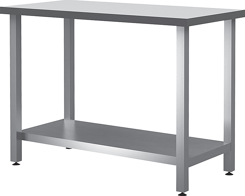 Стол производственный Cryspi СРЦН Э 1 (L=1000, S=600, H=850-870, СП)