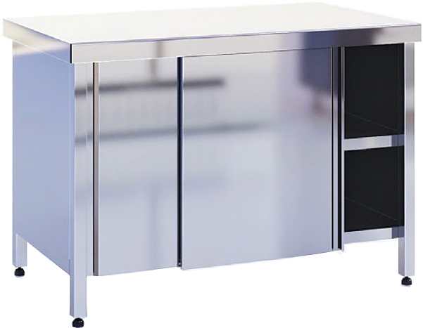 Стол производственный Cryspi СРЦ Ш Р (L=1100, S=700, H=850-870, 3СПД)