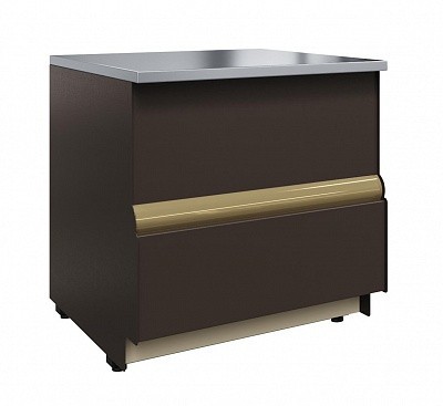 Прилавок KAYMAN К-П-600 КВАДРО СЕРЕБРО