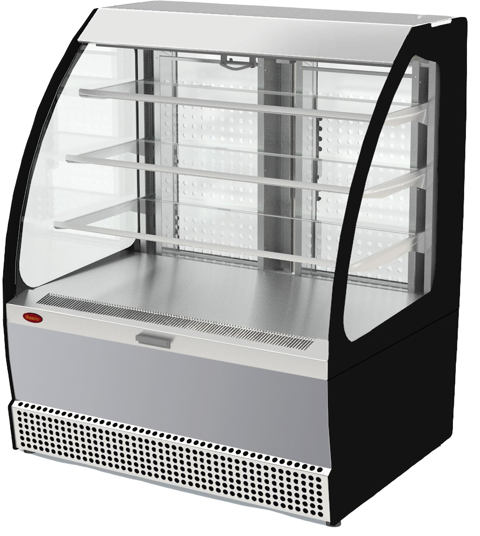 Витрина холодильная МАРИХОЛОДМАШ Veneto VSо-1,3 нержавейка (открытая)