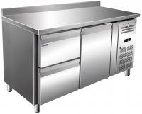 Стол холодильный COOLEQ GN2220TN бортик 2 ящика+1 дверь