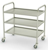 Тележка сервировочная АТЕСИ ТС-С-3-800.500.850-02 (ТС-3 разборная)