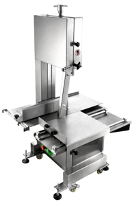 Пила для резки мяса Hurakan HKN-SE/2580 INOX подвижный стол