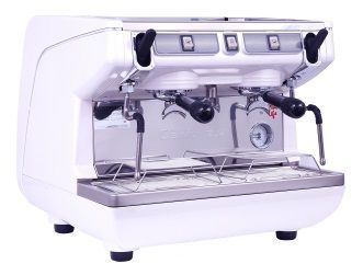 Кофемашина NUOVA SIMONELLI APPIA LIFE COMPACT 2GR S/ белый+экономайзер+высокая группа 1ф