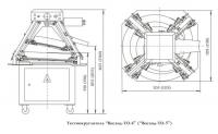 Тестоокруглитель Восход ТО-4