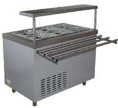 Прилавок-витрина охлаждаемый открытый РАДА Школьник  ПВО-11/7 комплект 1053235r