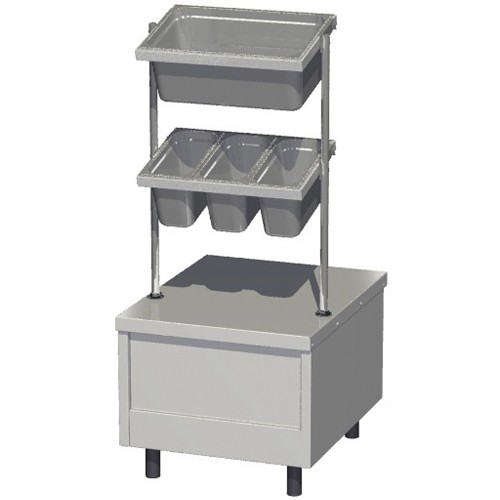 Прилавок для столовых приборов, подносов и хлеба Тулаторгтехника ПС-1