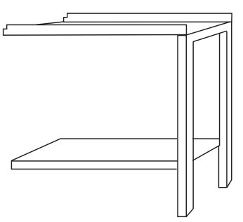 Стол SILANOS 509571 800MM 
