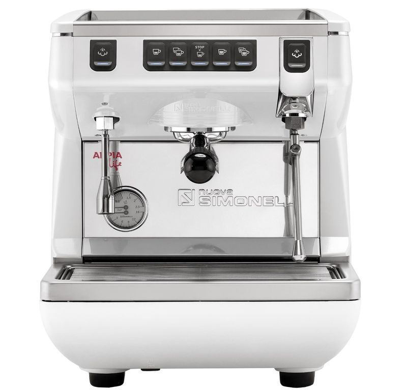 Кофемашина NUOVA SIMONELLI APPIA LIFE 1GR V/ белый+высокая группа 1ф