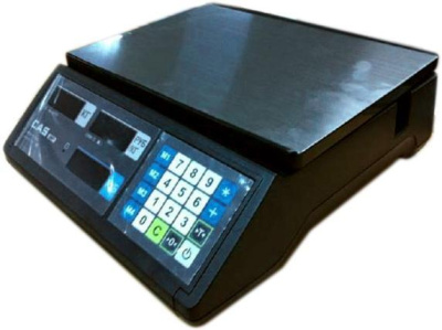 Весы торговые CAS ER JR-30 CBU BLACK BODY
