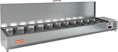 Витрина холодильная HiCold VRTG 1390 к PZ3 со стеклом