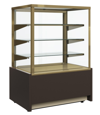Витрина кондитерская KAYMAN K-ВК-900 КВАДРО БРОНЗА