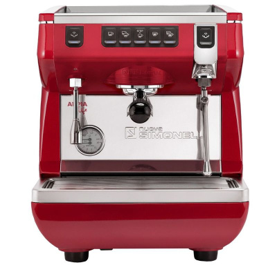 Кофемашина NUOVA SIMONELLI APPIA LIFE 1GR V/ красный+высокая группа 1ф