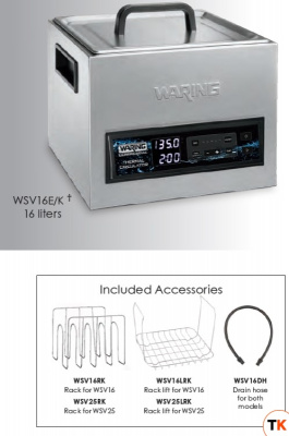 Термостат ванна WARING WSV16E