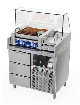 Станция для бургеров и хот-догов АТЕСИ БАВАРИЯ БХС -900.700-02