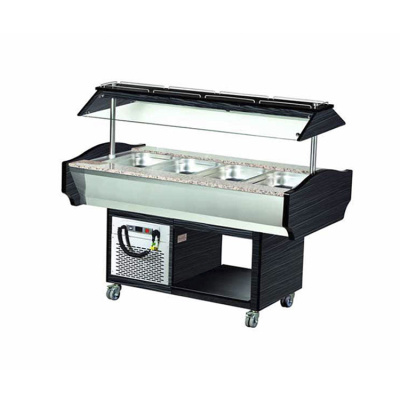 Салат-бар охлаждаемый Vortmax SB 4C (Wenge dark brown)