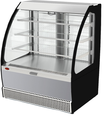 Витрина холодильная МАРИХОЛОДМАШ Veneto VSо-1,3 нержавейка (открытая)