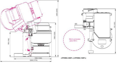 Машина тестомесильная Восход Прима-160Р