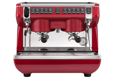 Кофемашина NUOVA SIMONELLI APPIA LIFE COMPACT 2GR V/ красный+экономайзер+высокая группа