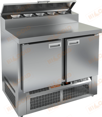 Стол для пиццы HiCold PZE2-11/GN (1/6H)