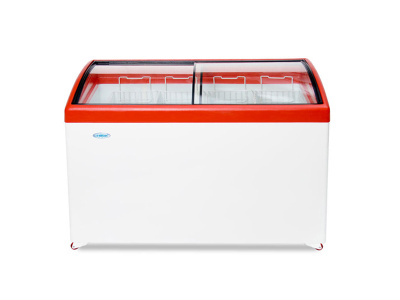 Морозильный ларь СНЕЖ МЛГ 400 (красный)