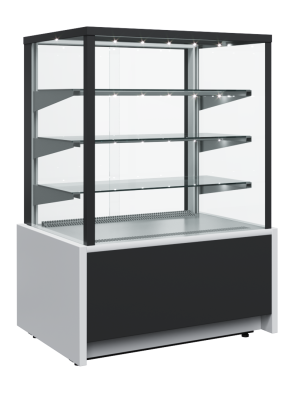 Витрина кондитерская KAYMAN K-ВК-900 КВАДРО СЕРЕБРО