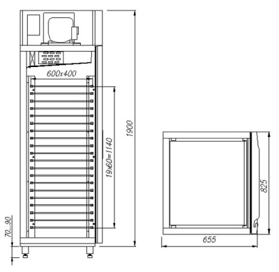 Шкаф расстоечный Carboma M560-1-G EN-HHC (5) 0430