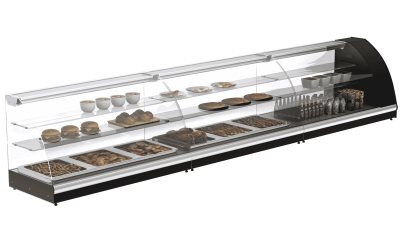 Витрина тепловая Carboma ВТ-1,2 Арго XL нерж.