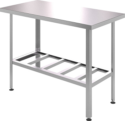 Стол производственный Cryspi СРЦЦ Э (L=1500, S=700, H=850-870, РП)