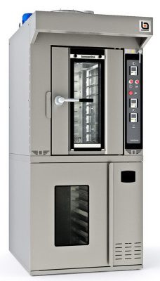 Печь ротационная BASSANINA FR MINI E46.8 с расстойкой FR MINI E46.PRL пароувл.