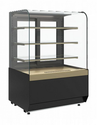 Витрина нейтральная Carboma KR70 N 1,3-1 LIGHT (9005-0109)