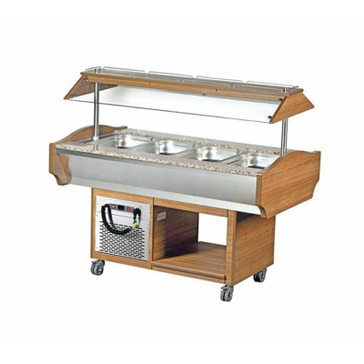 Салат-бар охлаждаемый Vortmax SB 4C (Walnut)