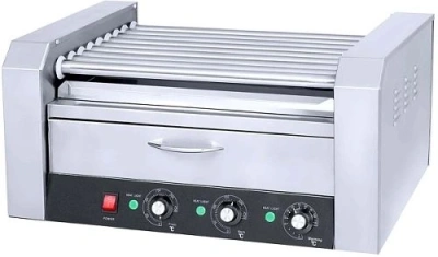 Гриль роликовый AIRHOT с отделением для подогрева булочек RG-9BW