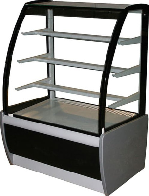 Витрина холодильная CARBOMA K70 VM 1,3-1 0011-9005 (ВХСв-1,3д ТЕХНО)