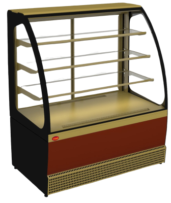 Витрина холодильная МАРИХОЛОДМАШ Veneto VS-1,3 крашенная new