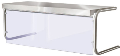 Полка настольная ITERMA пн-1500-лр 700-02 стекло волга