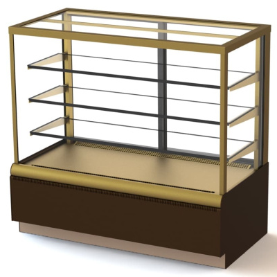 Витрина холодильная CARBOMA KC70 VM 1,3-1 0102-0109 (ВХСв-1,3д Cube)