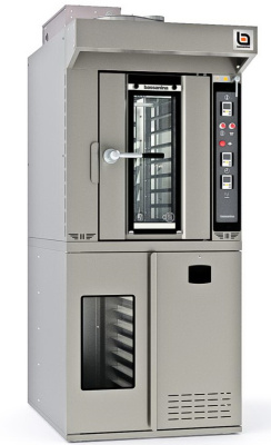 Печь ротационная BASSANINA FR MINI 46.8 газ комплект с расстойкой FR MINI E46.PR